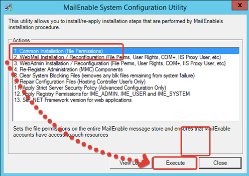 MailEnable Webmail Unknown or Disabled User Hatası